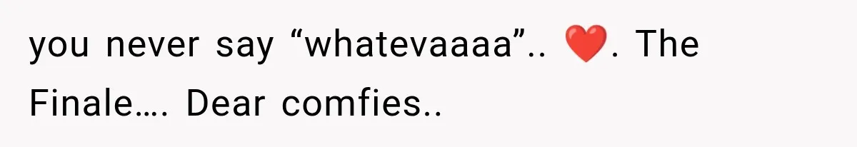 Coworker Humiliates Her Behind Closed Doors, Then Her Hidden Camera Reveals Everyone Involved you never say “whatevaaaa”.. ❤️. The Finale…. Dear comfies..