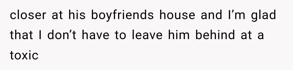 Coworker Humiliates Her Behind Closed Doors, Then Her Hidden Camera Reveals Everyone Involved closer at his boyfriends house and I’m glad that I don’t have to leave him behind at a toxic