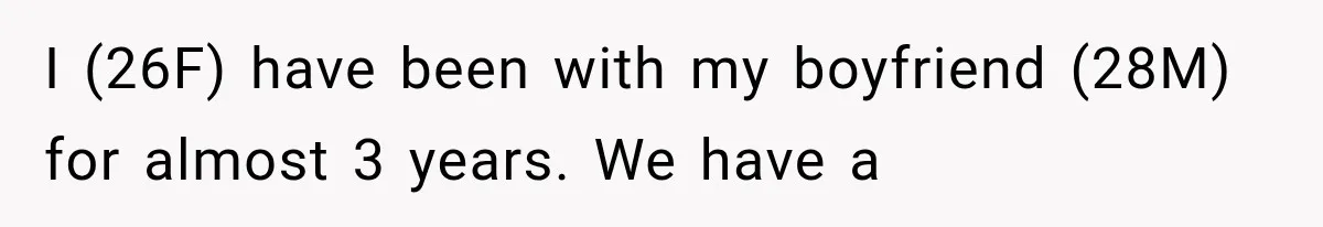 She Loves Her Boyfriend, But His Plan For His Sister Made Her Walk Away Before The Wedding I (26F) have been with my boyfriend (28M) for almost 3 years. We have a