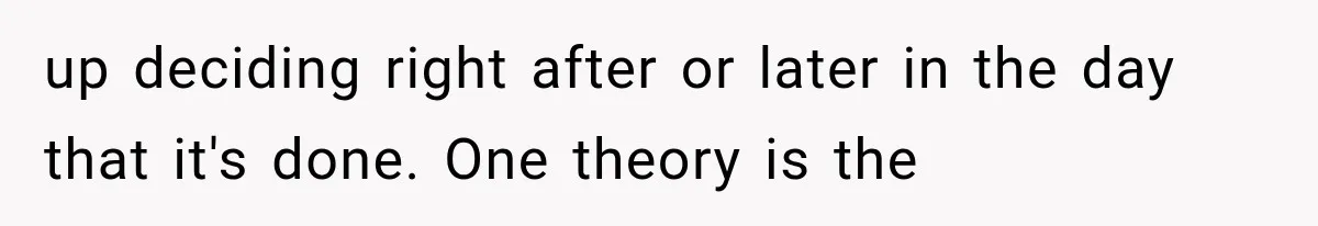 Student Mocked For Refusing To Donate Blood, Then Dropped One Sentence That Silenced The Entire Class up deciding right after or later in the day that it's done. One theory is the