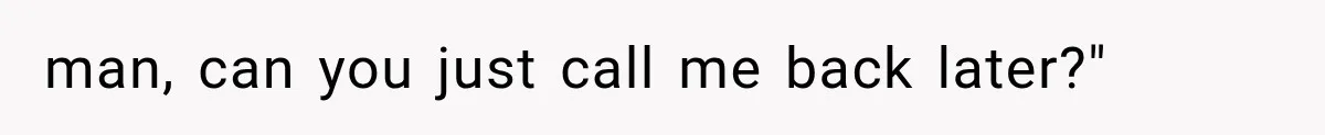 Salesman Wouldn't Stop Calling During Her Cancer Treatment, Until He Saw Where The Call Was Coming From man, can you just call me back later?"