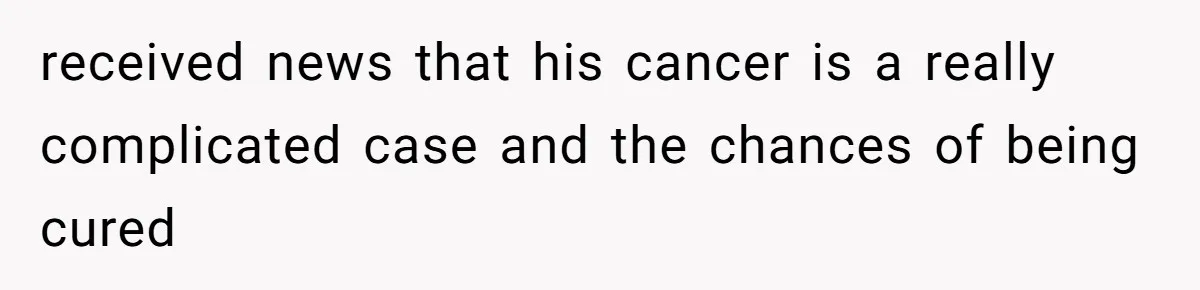 She Married Her Boyfriend To Save His Life, Then He Started Treating Her Like An Unlimited ATM received news that his cancer is a really complicated case and the chances of being cured