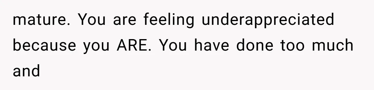 She Married Her Boyfriend To Save His Life, Then He Started Treating Her Like An Unlimited ATM mature. You are feeling underappreciated because you ARE. You have done too much and