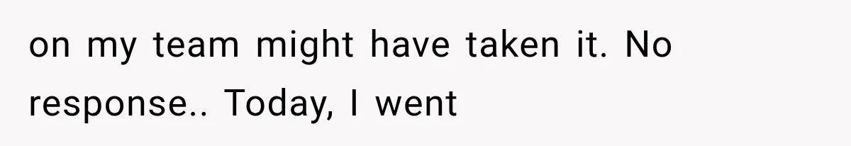 Cleaner Started Using Her Forgotten Backpack, Then Called Her Disrespectful For Taking It Back on my team might have taken it. No response.. Today, I went