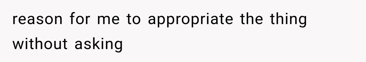 Cleaner Started Using Her Forgotten Backpack, Then Called Her Disrespectful For Taking It Back reason for me to appropriate the thing without asking