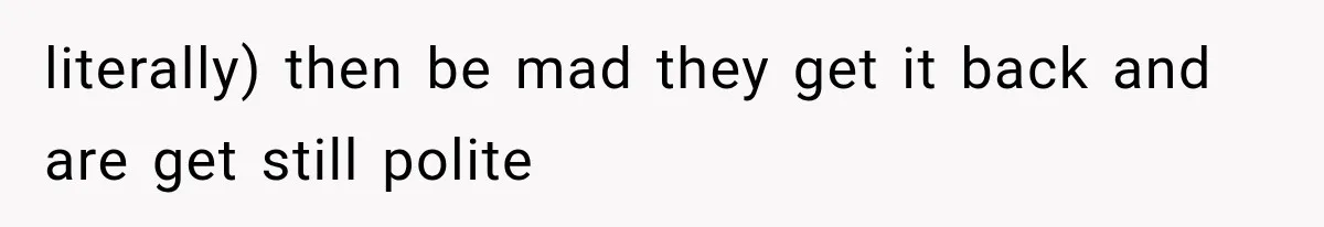 Cleaner Started Using Her Forgotten Backpack, Then Called Her Disrespectful For Taking It Back literally) then be mad they get it back and are get still polite