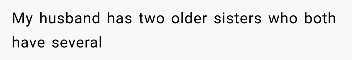 MIL Throws A Tantrum After Her Surprise Visits Get Shut Down By Her Son’s Wife My husband has two older sisters who both have several