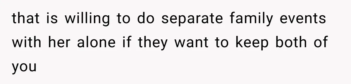 The Maternal Mirage: Inside The Twisted Mind Of A Bio-Mother Who Threatens To "End" Her Child For Existing that is willing to do separate family events with her alone if they want to keep both of you