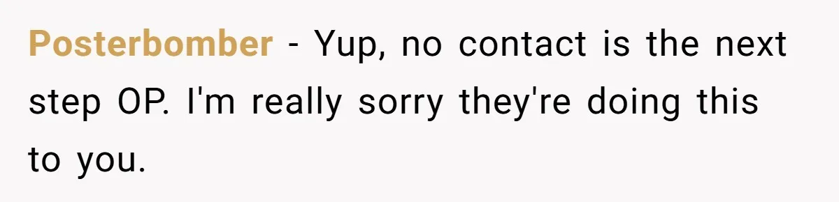 The Parental Failure: How Condoning An ASD Child’s Aggression Permanently Poisoned Their Son’s Childhood Sanctuary Posterbomber − Yup, no contact is the next step OP. I'm really sorry they're doing this to you.