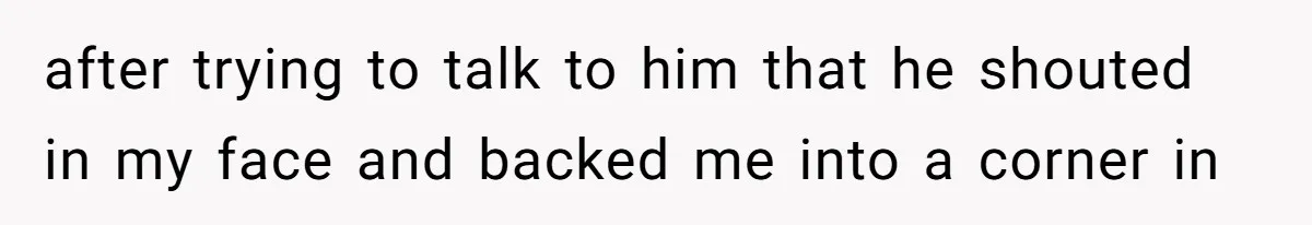 Tenant Trapped In Bedroom After Roommate Colonizes Shared Living Room 24/7 And Starts Sleeping On The Couch after trying to talk to him that he shouted in my face and backed me into a corner in