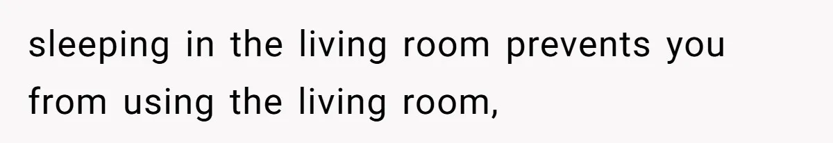 Tenant Trapped In Bedroom After Roommate Colonizes Shared Living Room 24/7 And Starts Sleeping On The Couch sleeping in the living room prevents you from using the living room,