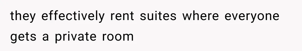 Tenant Trapped In Bedroom After Roommate Colonizes Shared Living Room 24/7 And Starts Sleeping On The Couch they effectively rent suites where everyone gets a private room