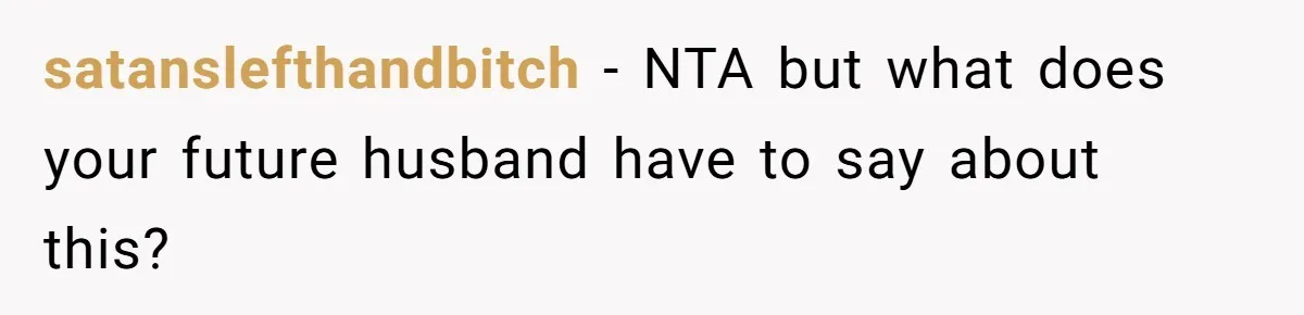 Bride Threatens to Boot Sister-In-Law Who Complained About A Free Bridesmaid Dress satanslefthandbitch − NTA but what does your future husband have to say about this?