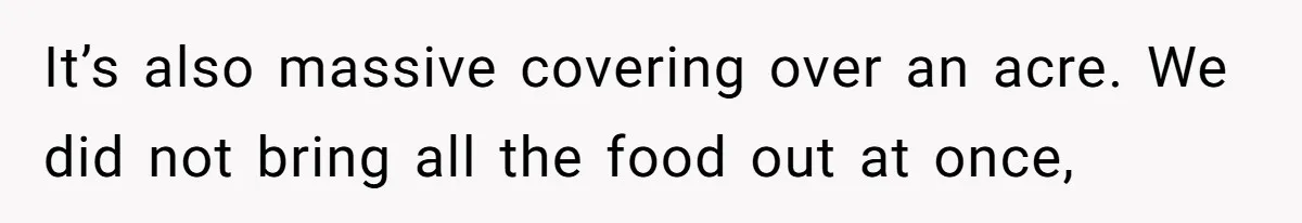 Couple Drops $70 On Animal Food For Date — Birthday Parents Demand They Share With 14 Kids It’s also massive covering over an acre. We did not bring all the food out at once,